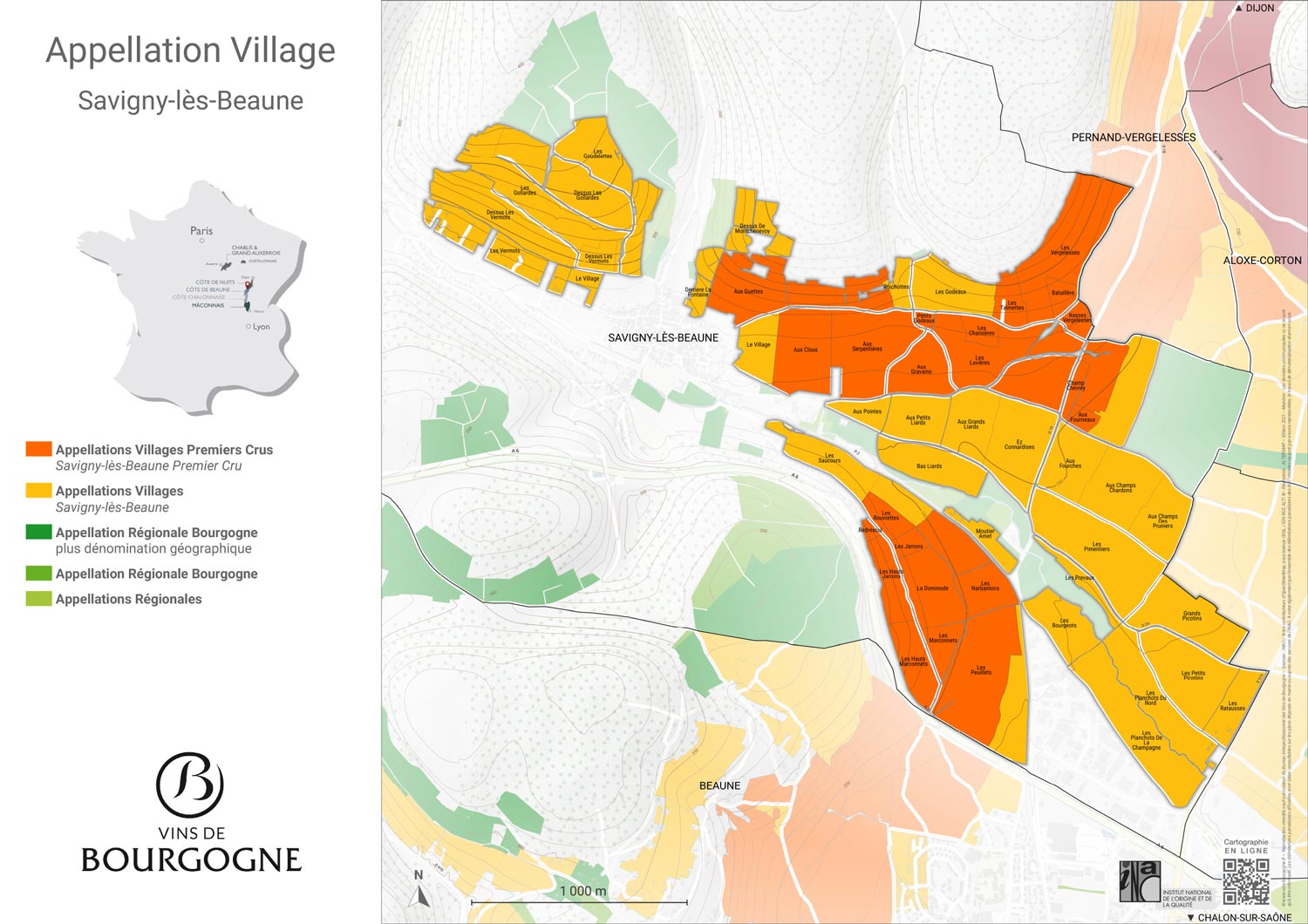carte-appellation-savigny-les-beaune-vin-bourgogne