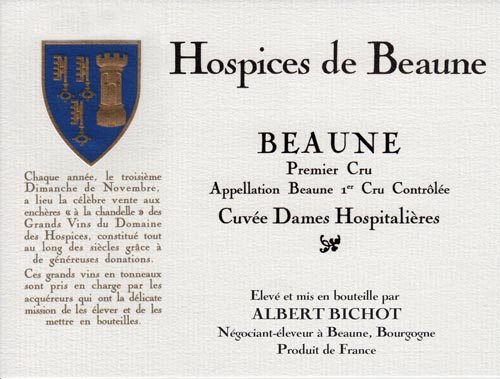 Vidéo : dégustation vin des Hospices de Beaune, Beaune 1er Cru Dames Hospitalières millésime 2016