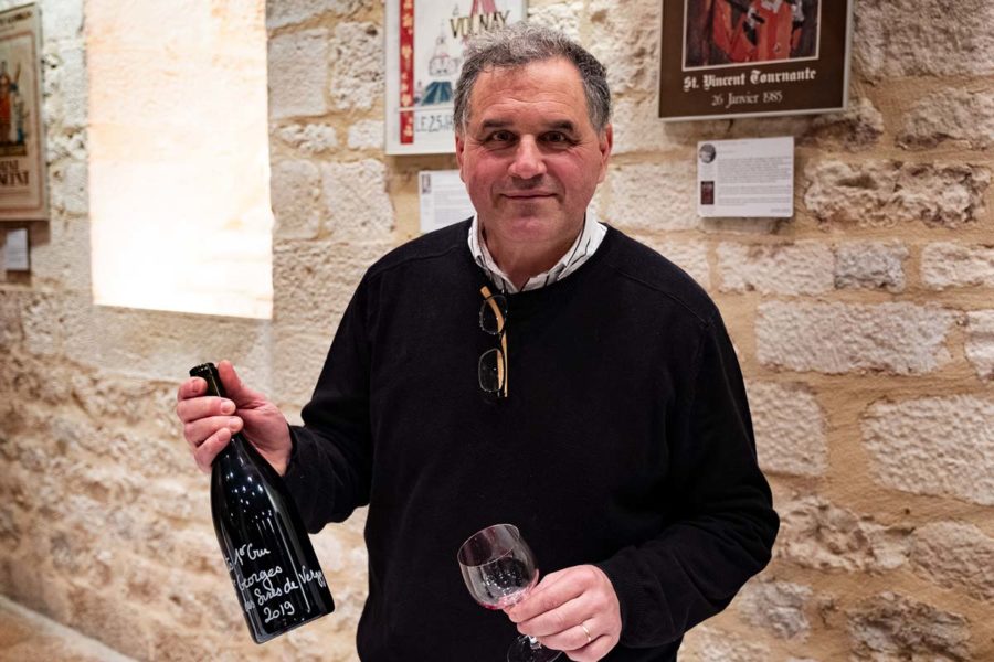 Jean-Marc Moron, régisseur du Domaine des Hospices de Nuits-Saint-Georges quelques semaines avant les enchères de mars 2020